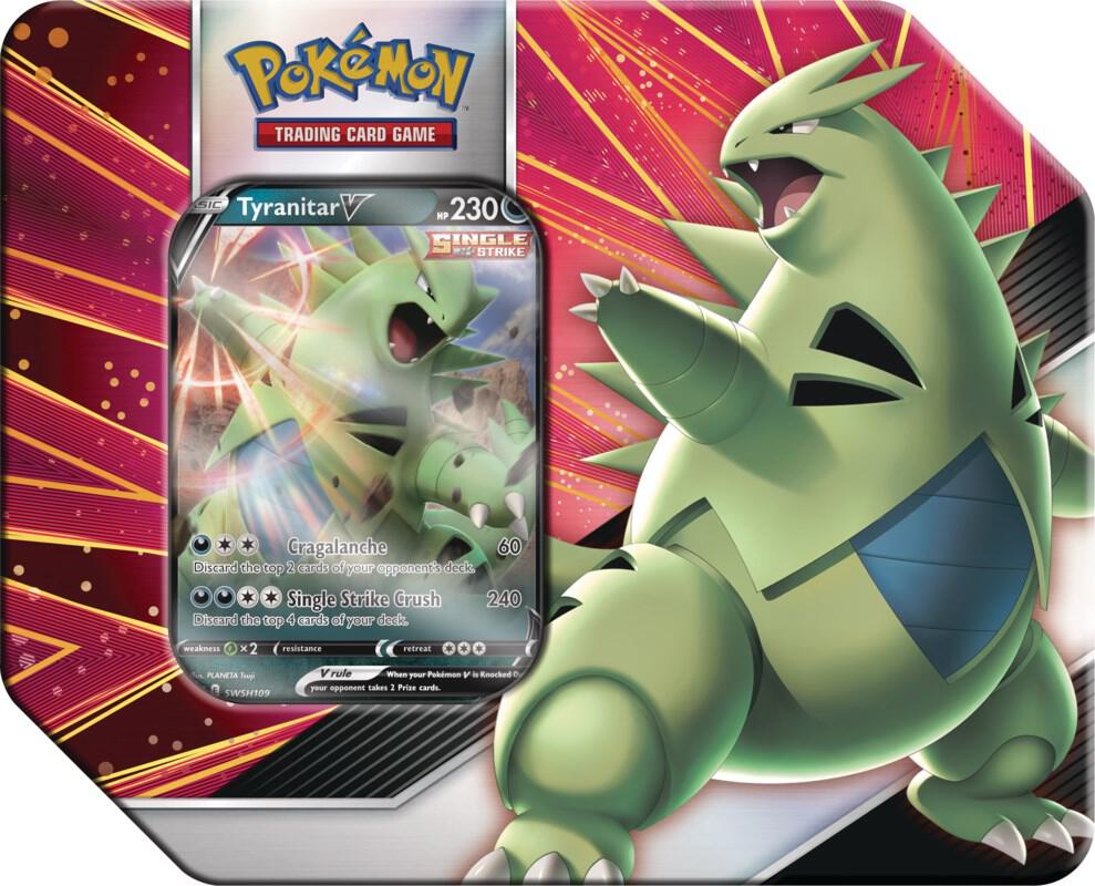 V Strikers Tin (Tyranitar V)