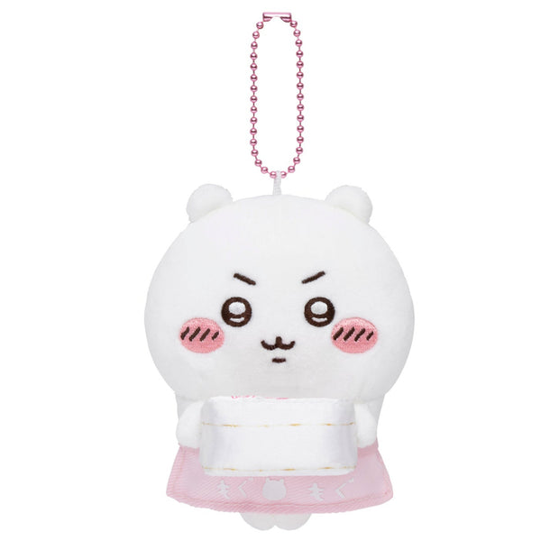 Chiikawa Plush Charm (Mogumogu Honpo) Clerk Mascot - Chiikawa