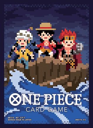 Bandai: 70ct Card Sleeves - One Piece - The Three Captains (Pixel Art)