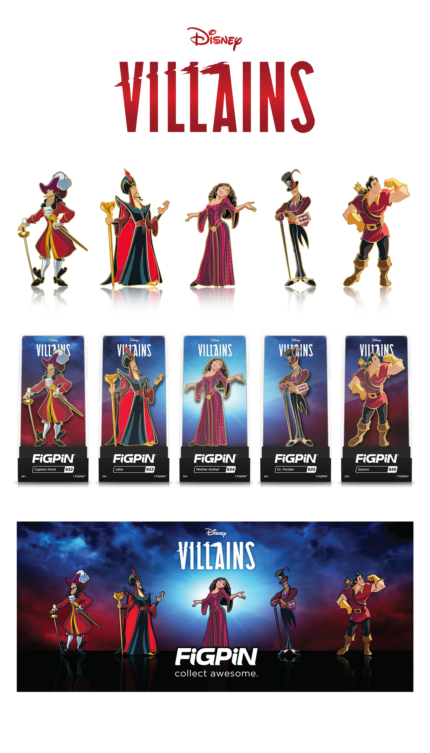 Figpin Disney Villains Box Set