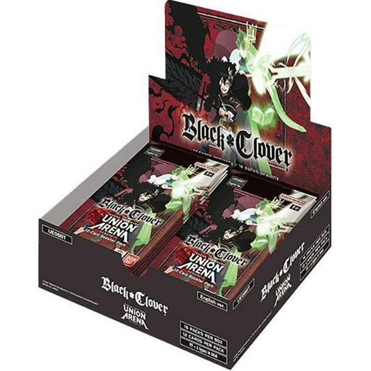 Union Arena - Black Clover Booster Box Display