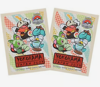 Pokemon Art Sleeves: Yokohama 2023 Paldea Starters (64-Pack)