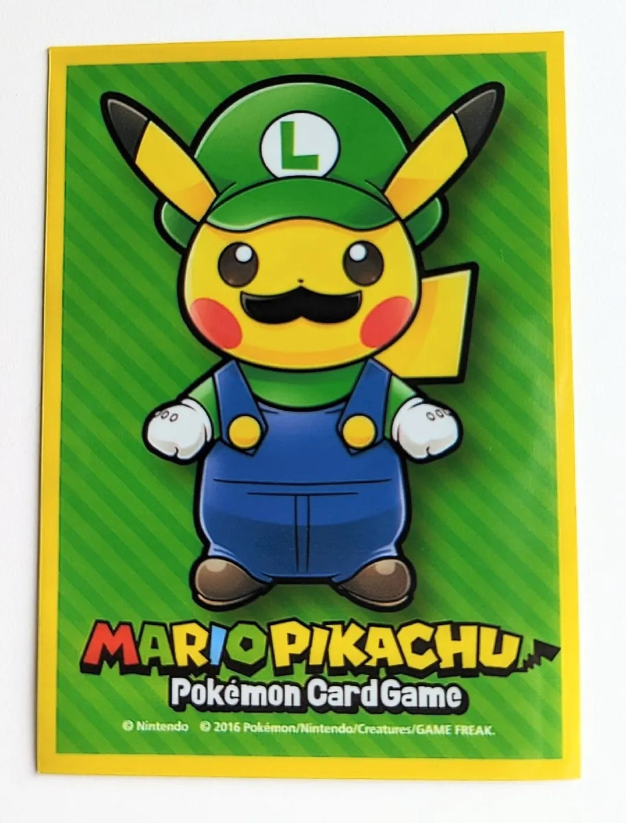 Pokemon Sleeves: Luigi Pikachu (64ct) Amazing Games TCG Pokemon Sleeves: Luigi Pikachu (64ct) Amazing Games TCG