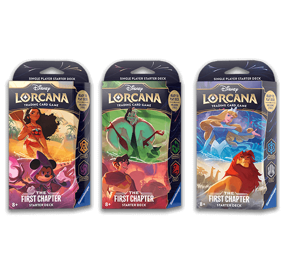 lorcana starter deck amber and amethyst Disney Lorcana: The First Chapter Starter Deck (Amber & Amethyst)