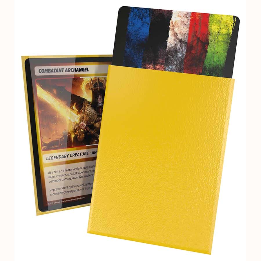 Cortex Sleeves: Standard Size Yellow (100CT)