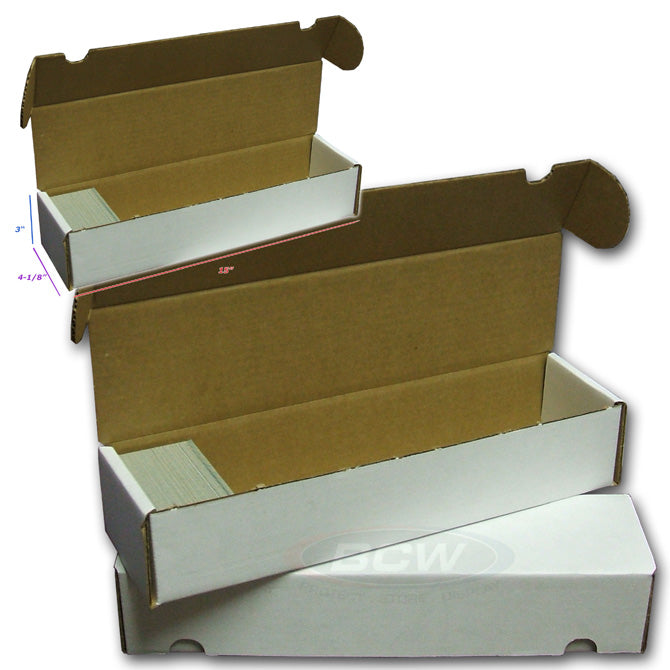 BCW Cardboard Storage 800ct Single Row Box