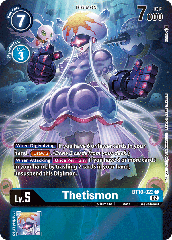 Thetismon [BT10-023] (Alternate Art) [Xros Encounter] | Amazing Games TCG