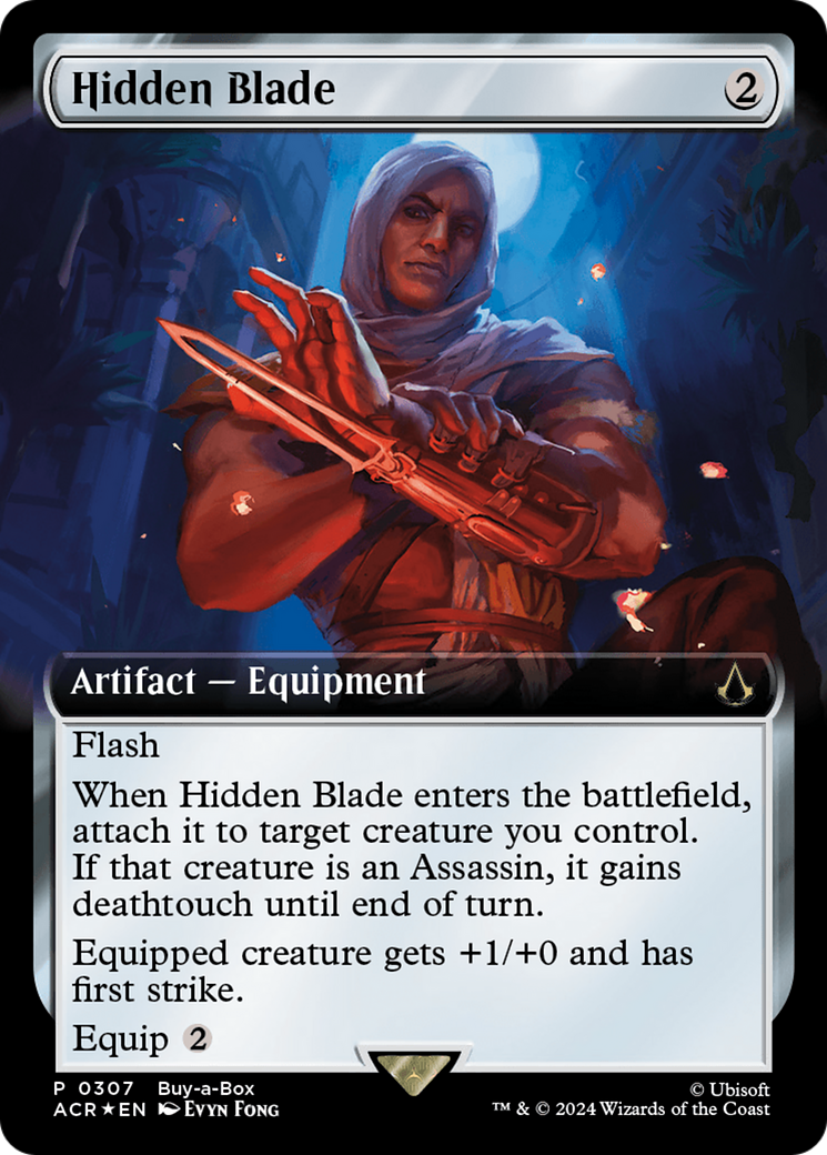 Hidden Blade (Extended Art) [Assassin's Creed Promos] | Amazing Games TCG
