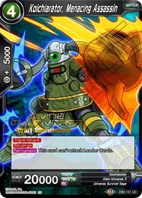 Koichiarator, Menacing Assassin (Divine Multiverse Draft Tournament) (DB2-141) [Tournament Promotion Cards] | Amazing Games TCG
