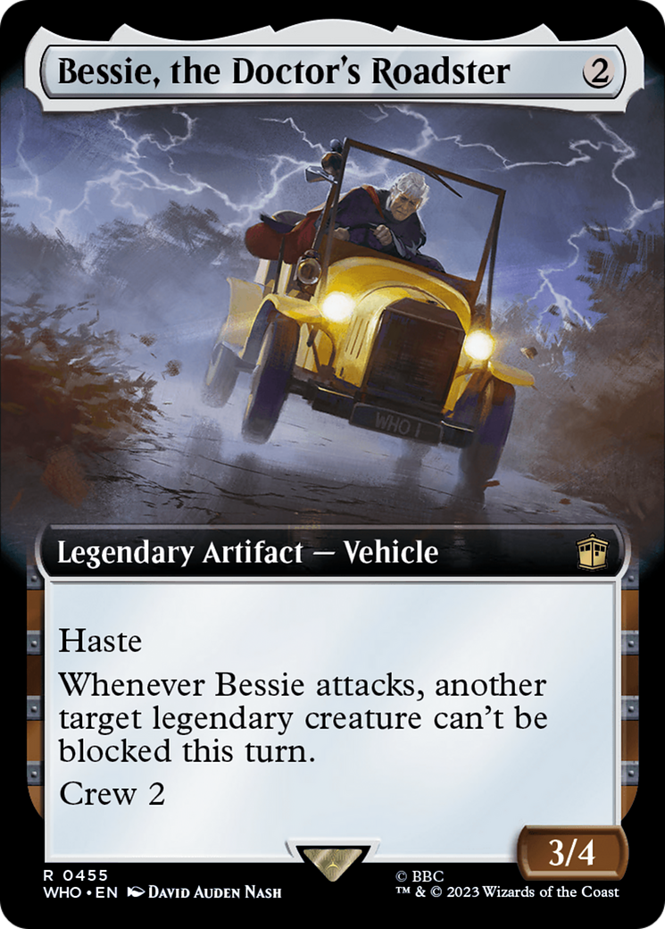 Bessie, the Doctor's Roadster (Extended Art) [Doctor Who] | Amazing Games TCG