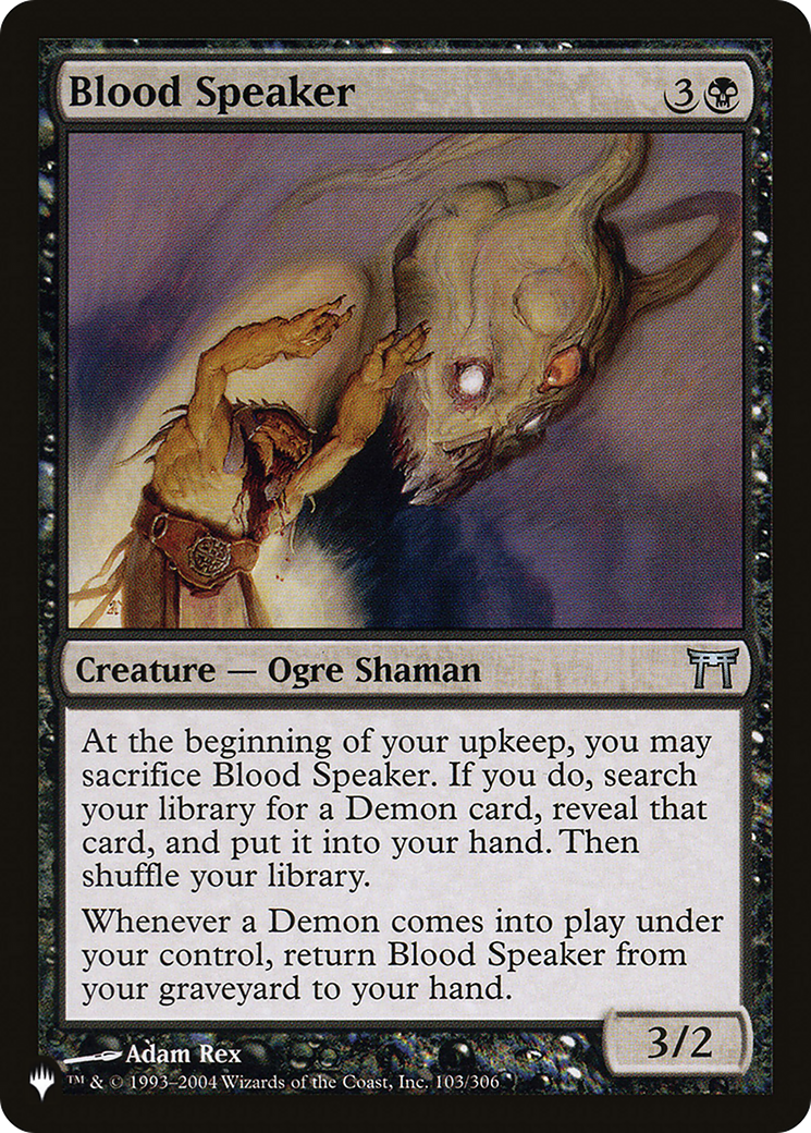 Blood Speaker [The List Reprints] | Amazing Games TCG