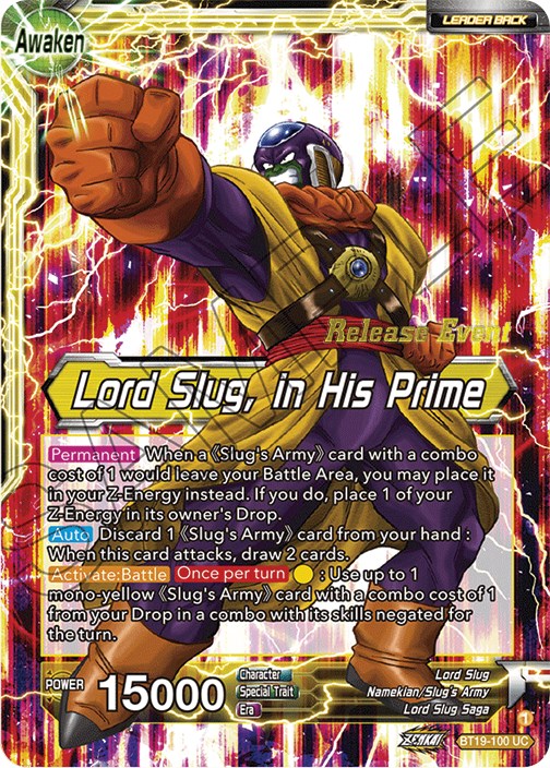 Lord Slug // Lord Slug, in His Prime (Fighter's Ambition Holiday Pack) (BT19-100) [Tournament Promotion Cards] | Amazing Games TCG
