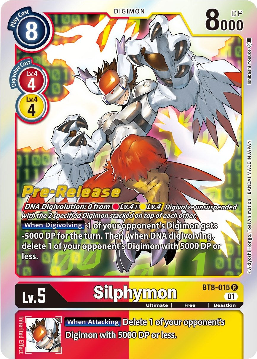 Silphymon [BT8-015] [New Awakening Pre-Release Cards] | Amazing Games TCG