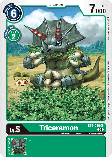 Triceramon [BT7-050] [Next Adventure] | Amazing Games TCG