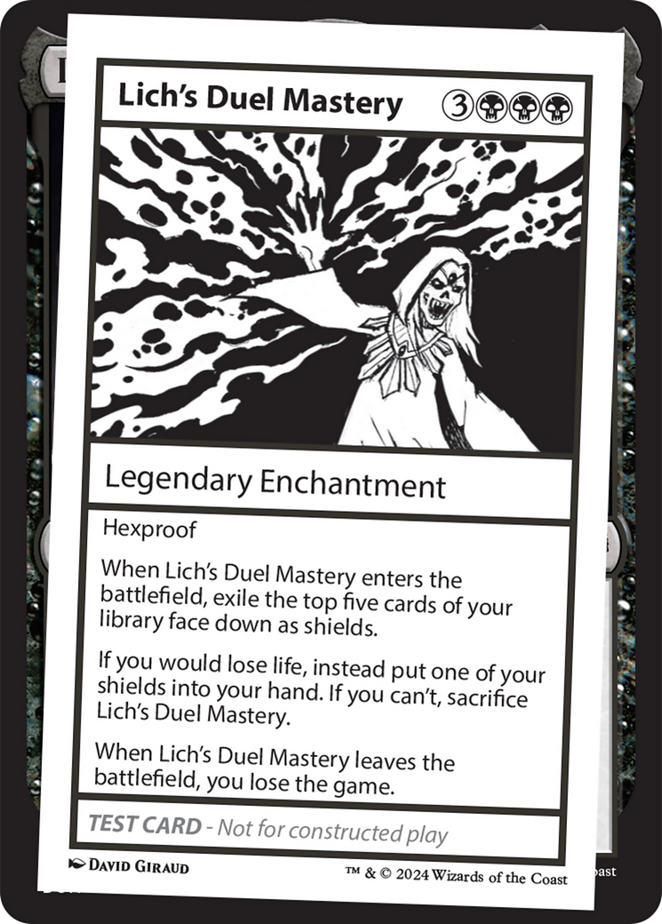 Lich's Duel Mastery [Mystery Booster 2 Playtest Cards] | Amazing Games TCG