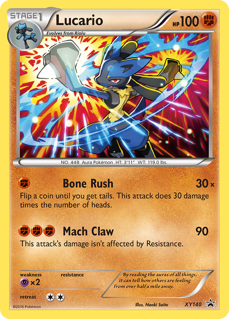 Lucario (XY140) [XY: Black Star Promos] | Amazing Games TCG