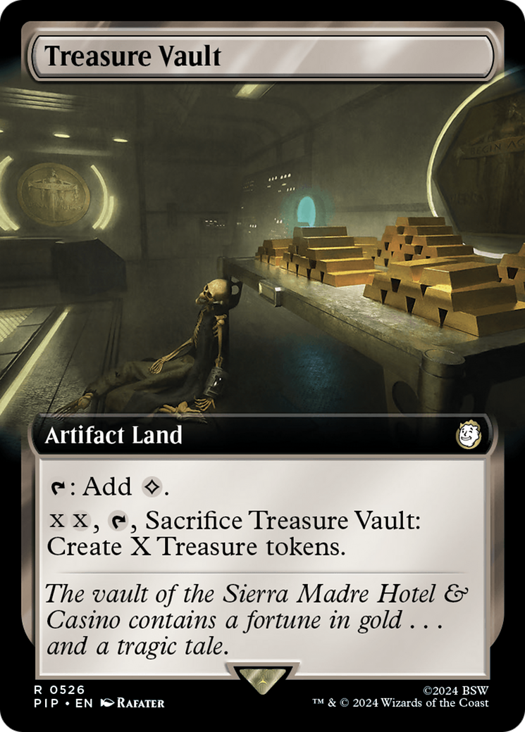 Treasure Vault (Extended Art) [Fallout] | Amazing Games TCG