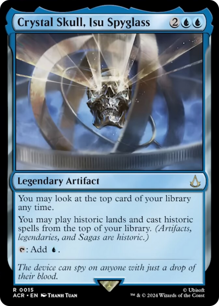 Crystal Skull, Isu Spyglass (Extended Art) [Assassin's Creed] | Amazing Games TCG