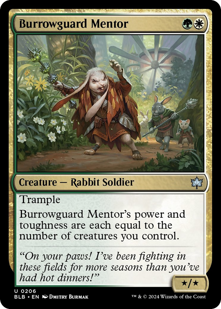 Burrowguard Mentor [Bloomburrow] | Amazing Games TCG