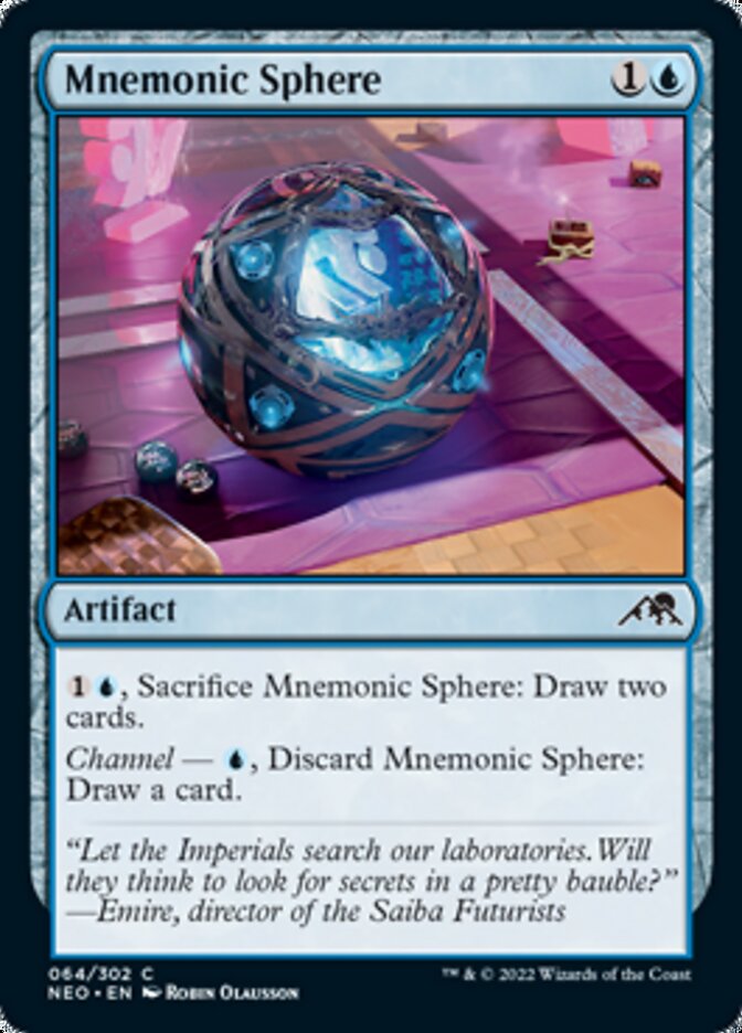 Mnemonic Sphere [Kamigawa: Neon Dynasty] | Amazing Games TCG