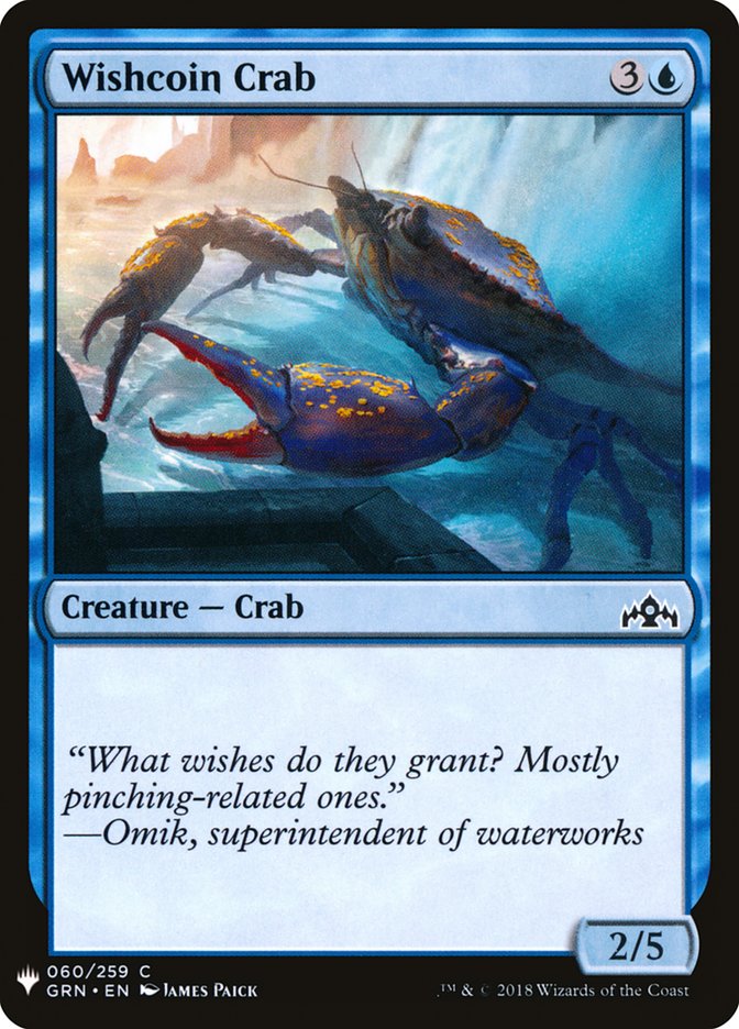 Wishcoin Crab [Mystery Booster] | Amazing Games TCG