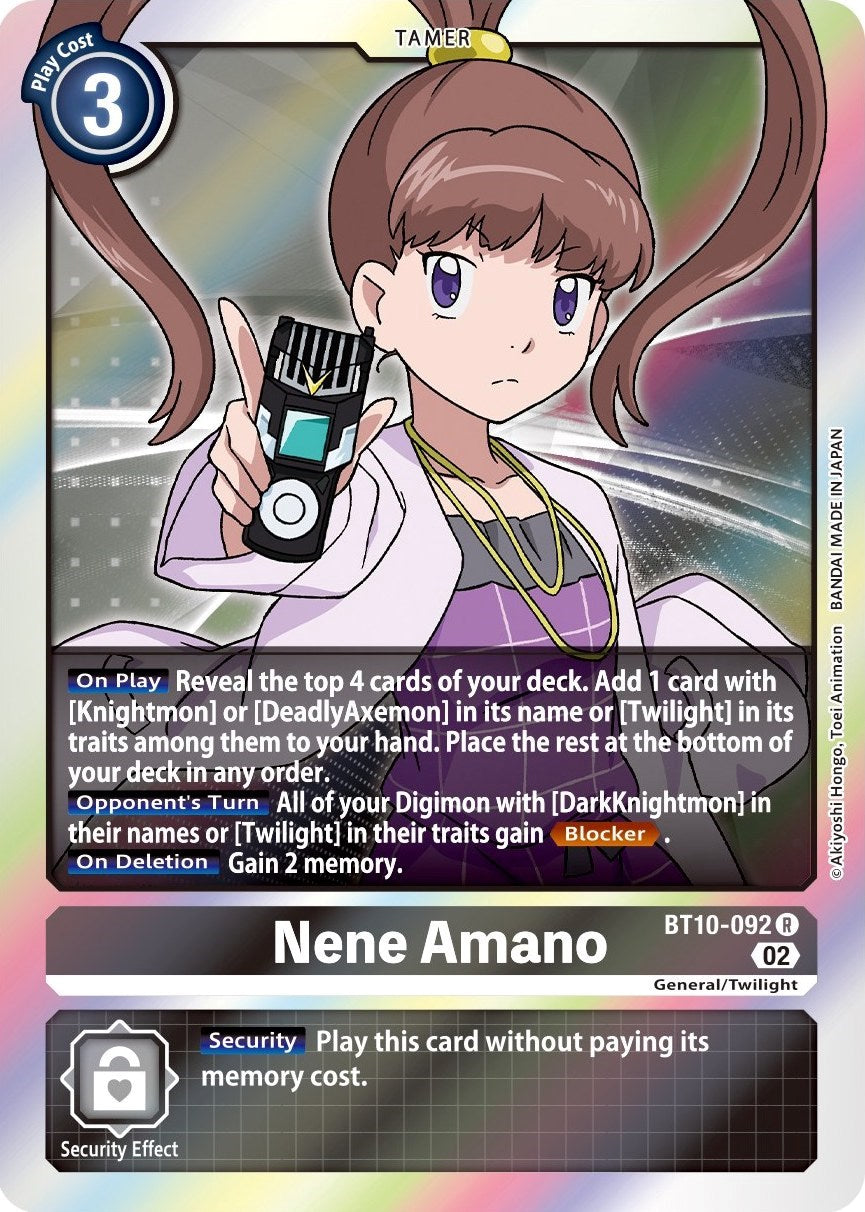 Nene Amano [BT10-092] [Xros Encounter] | Amazing Games TCG