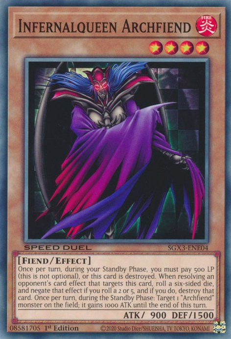 Infernalqueen Archfiend [SGX3-ENE04] Common | Amazing Games TCG