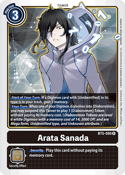 Arata Sanada [BT5-090] [Battle of Omni] | Amazing Games TCG