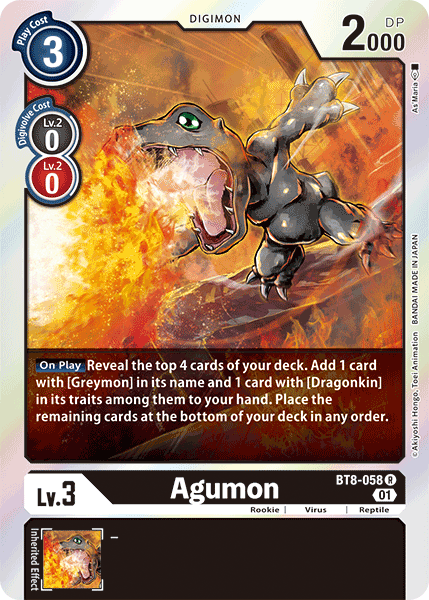 Agumon [BT8-058] [New Awakening] | Amazing Games TCG