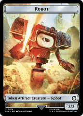 Treasure (0019) // Robot Double-Sided Token [Fallout Tokens] | Amazing Games TCG