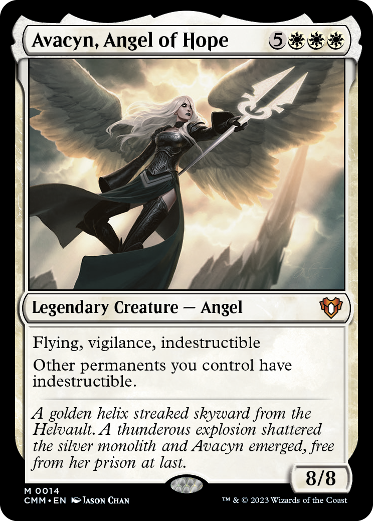 Avacyn, Angel of Hope [Commander Masters] | Amazing Games TCG