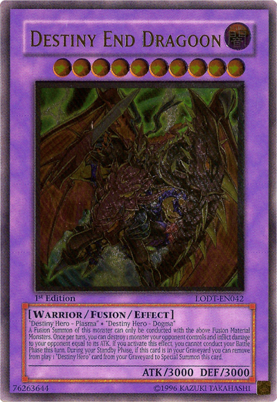 Destiny End Dragoon [LODT-EN042] Ultimate Rare | Amazing Games TCG