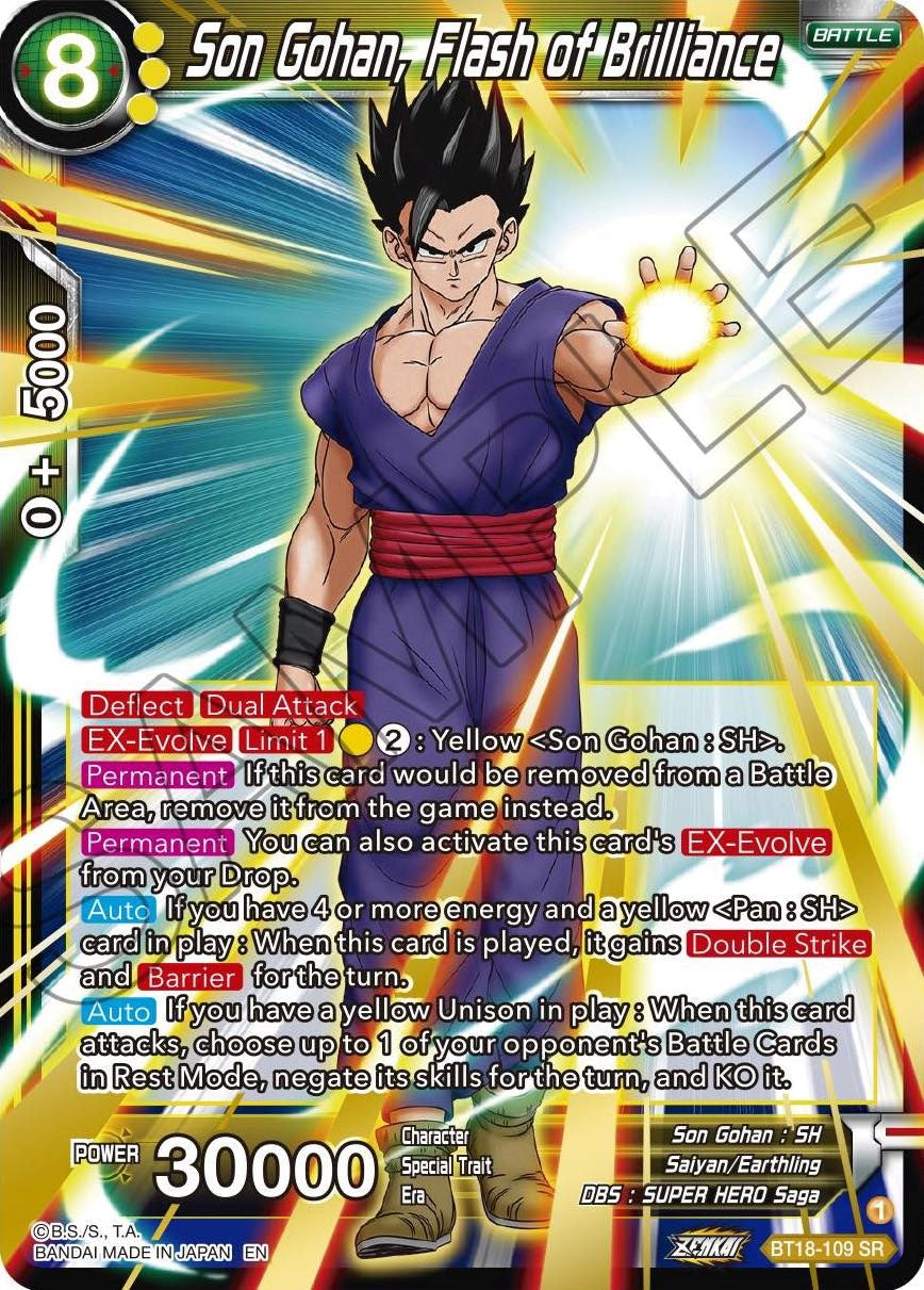 Son Gohan, Flash of Brilliance (BT18-109) [Promotion Cards] | Amazing Games TCG