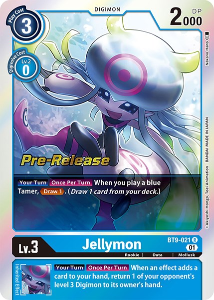 Jellymon [BT9-021] [X Record Pre-Release Promos] | Amazing Games TCG
