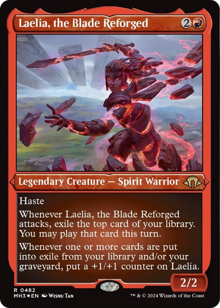 Laelia, the Blade Reforged (Foil Etched) [Modern Horizons 3] | Amazing Games TCG