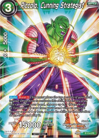 Piccolo, Cunning Strategist (Power Booster) (P-114) [Promotion Cards] | Amazing Games TCG