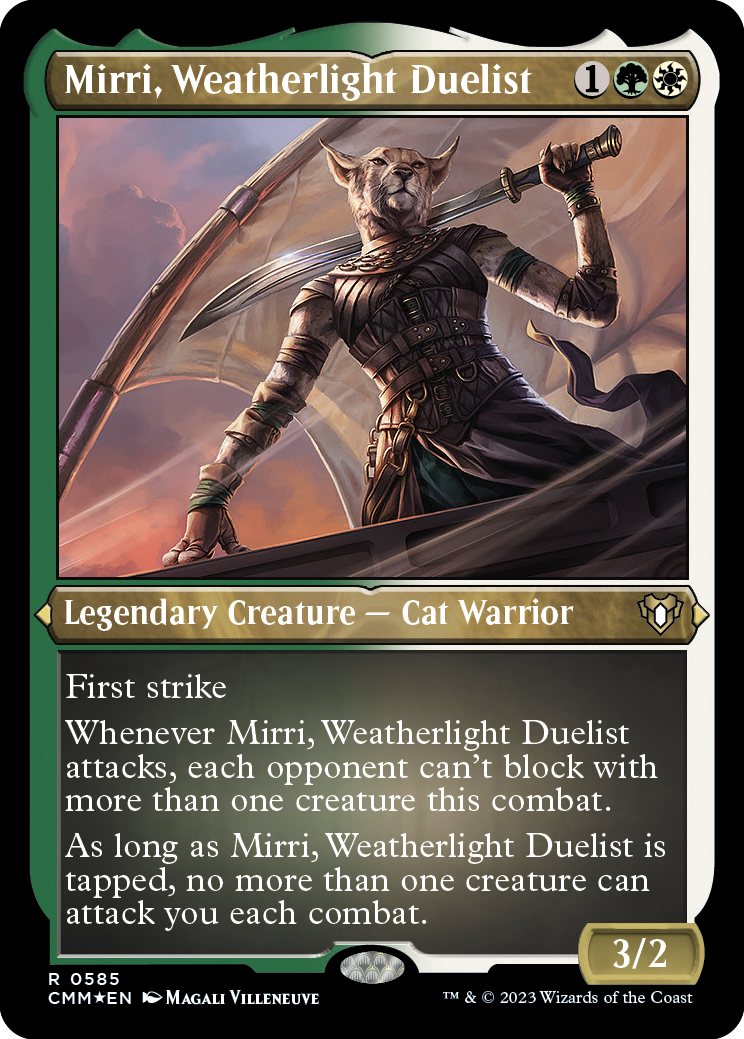 Mirri, Weatherlight Duelist (Foil Etched) [Commander Masters] | Amazing Games TCG