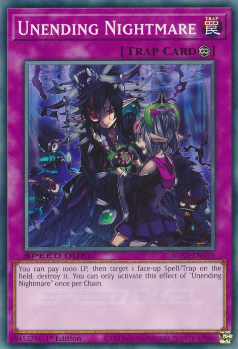 Unending Nightmare [SGX3-ENG16] Common | Amazing Games TCG