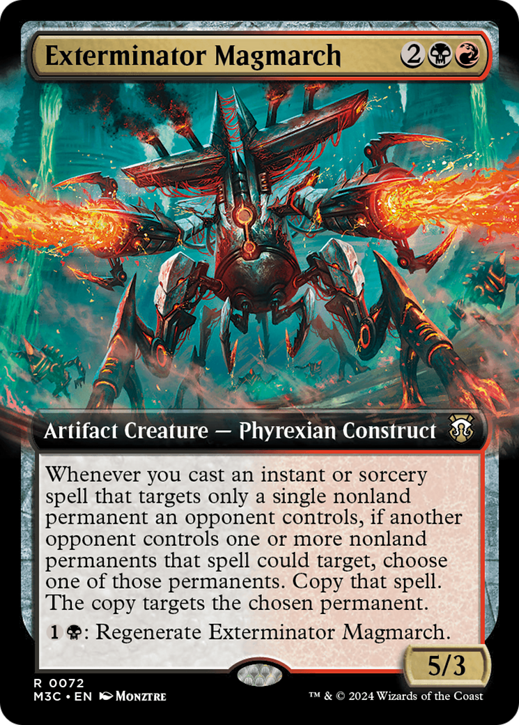 Exterminator Magmarch (Extended Art) [Modern Horizons 3 Commander] | Amazing Games TCG