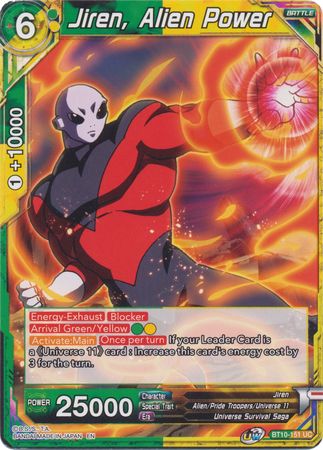 Jiren, Alien Power (BT10-151) [Rise of the Unison Warrior 2nd Edition] | Amazing Games TCG