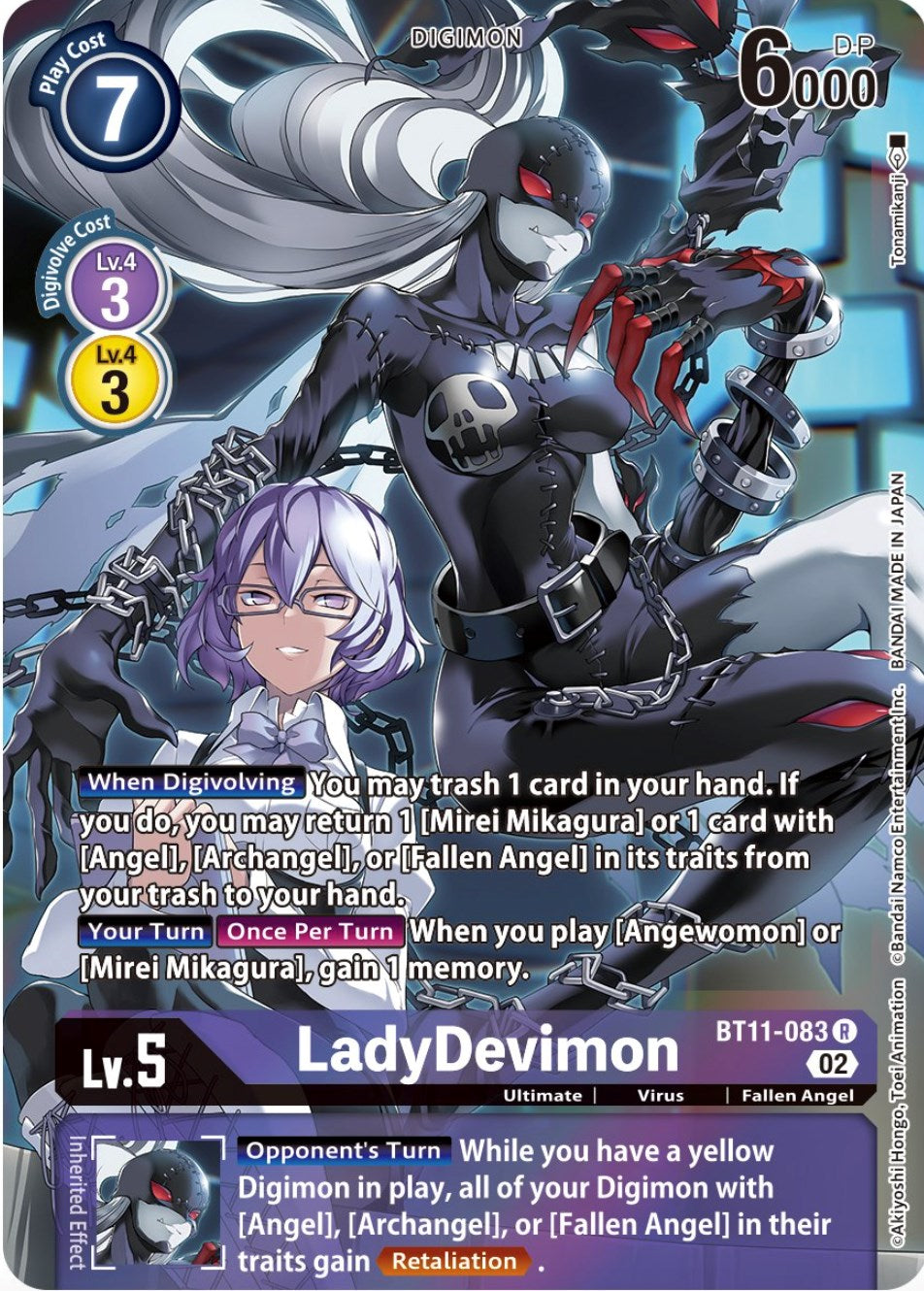 LadyDevimon [BT11-083] (Alternate Art) [Dimensional Phase] | Amazing Games TCG