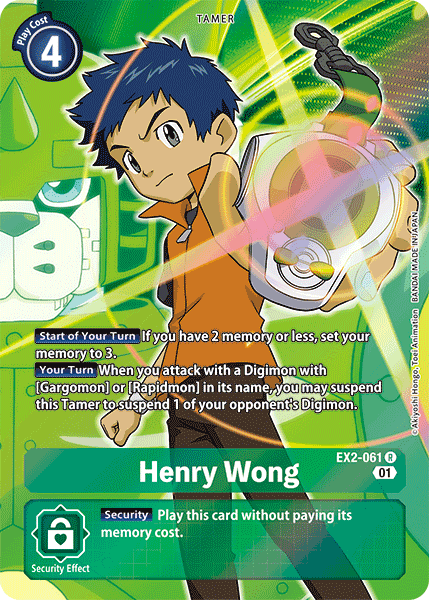 Henry Wong [EX2-061] (Alternate Art) [Digital Hazard] | Amazing Games TCG