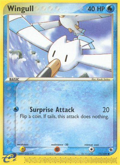 Wingull (77/109) [EX: Ruby & Sapphire] | Amazing Games TCG