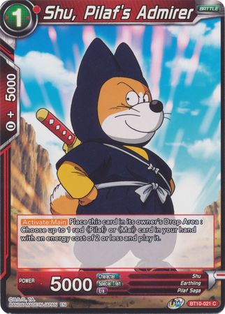 Shu, Pilaf's Admirer (BT10-021) [Rise of the Unison Warrior 2nd Edition] | Amazing Games TCG