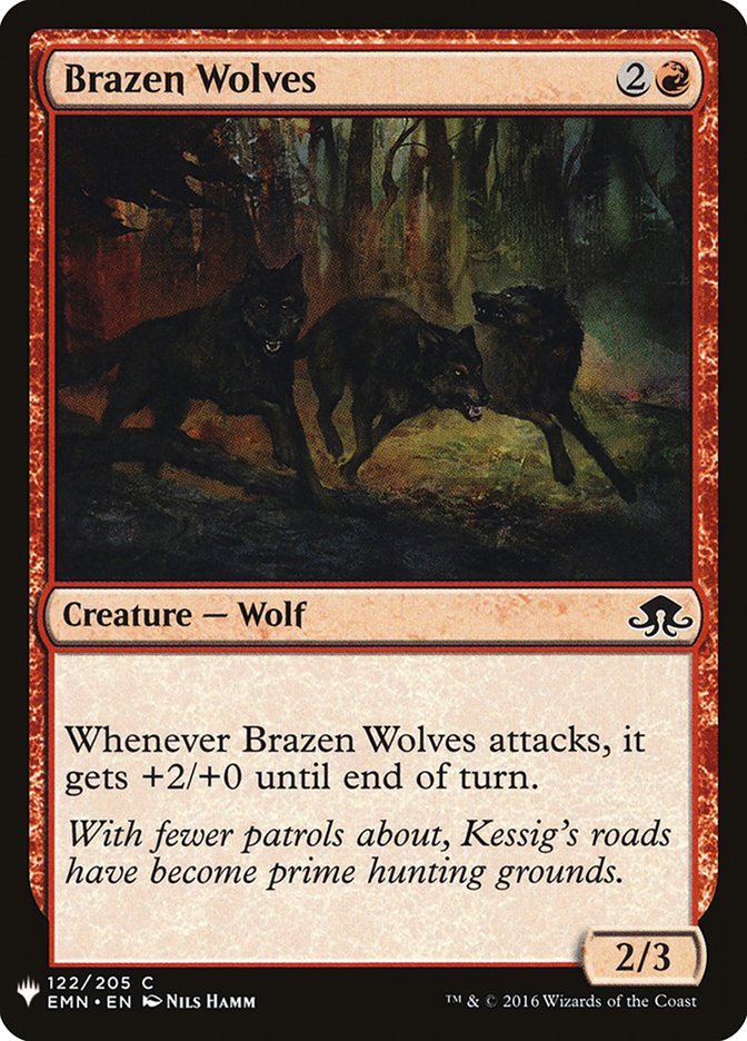 Brazen Wolves [Mystery Booster] | Amazing Games TCG