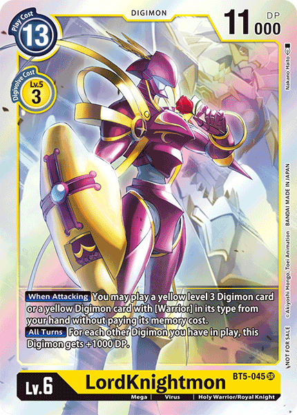 LordKnightmon [BT5-045] (Event Pack) [Battle of Omni Promos] | Amazing Games TCG