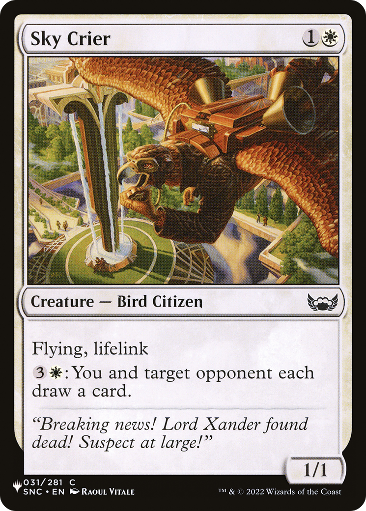 Sky Crier [The List Reprints] | Amazing Games TCG