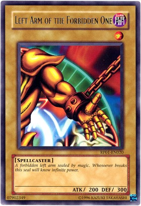 Left Arm of the Forbidden One [RP01-EN020] Rare | Amazing Games TCG