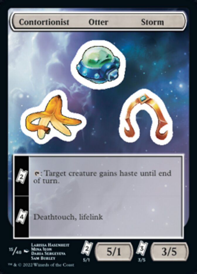 Contortionist Otter Storm [Unfinity Stickers] | Amazing Games TCG