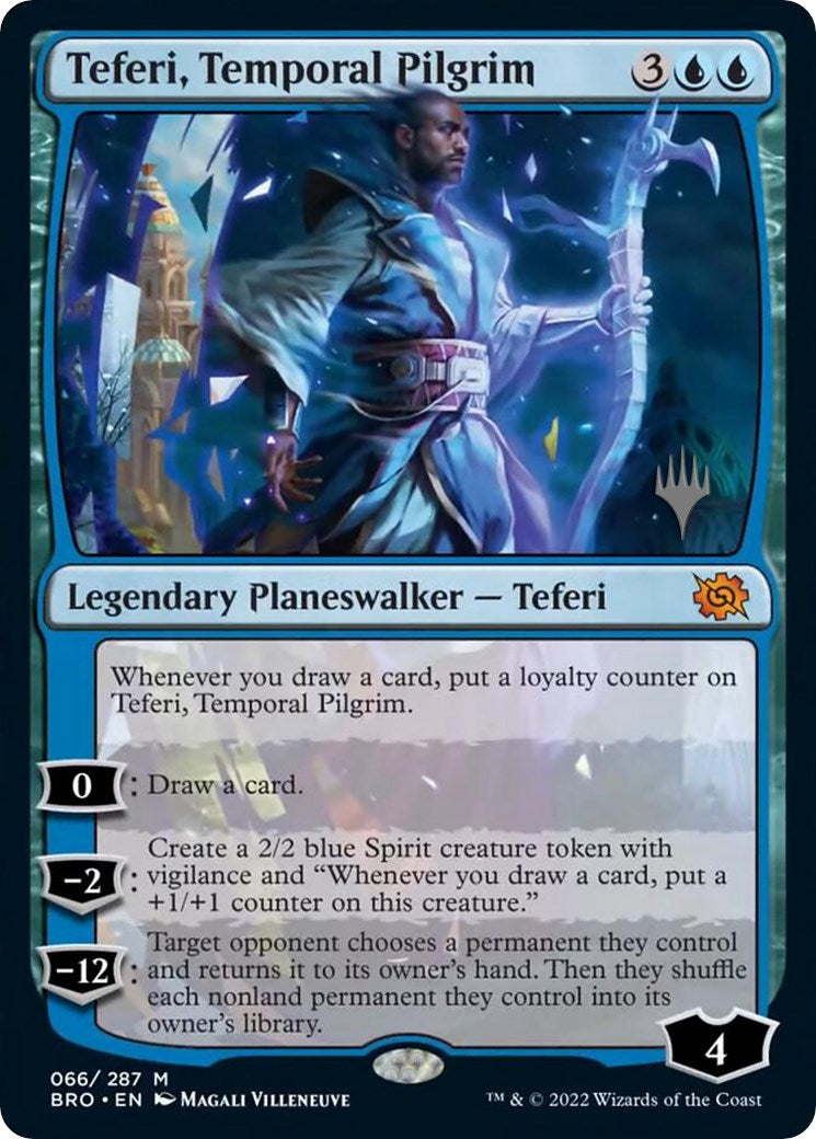 Teferi, Temporal Pilgrim (Promo Pack) [The Brothers' War Promos] | Amazing Games TCG